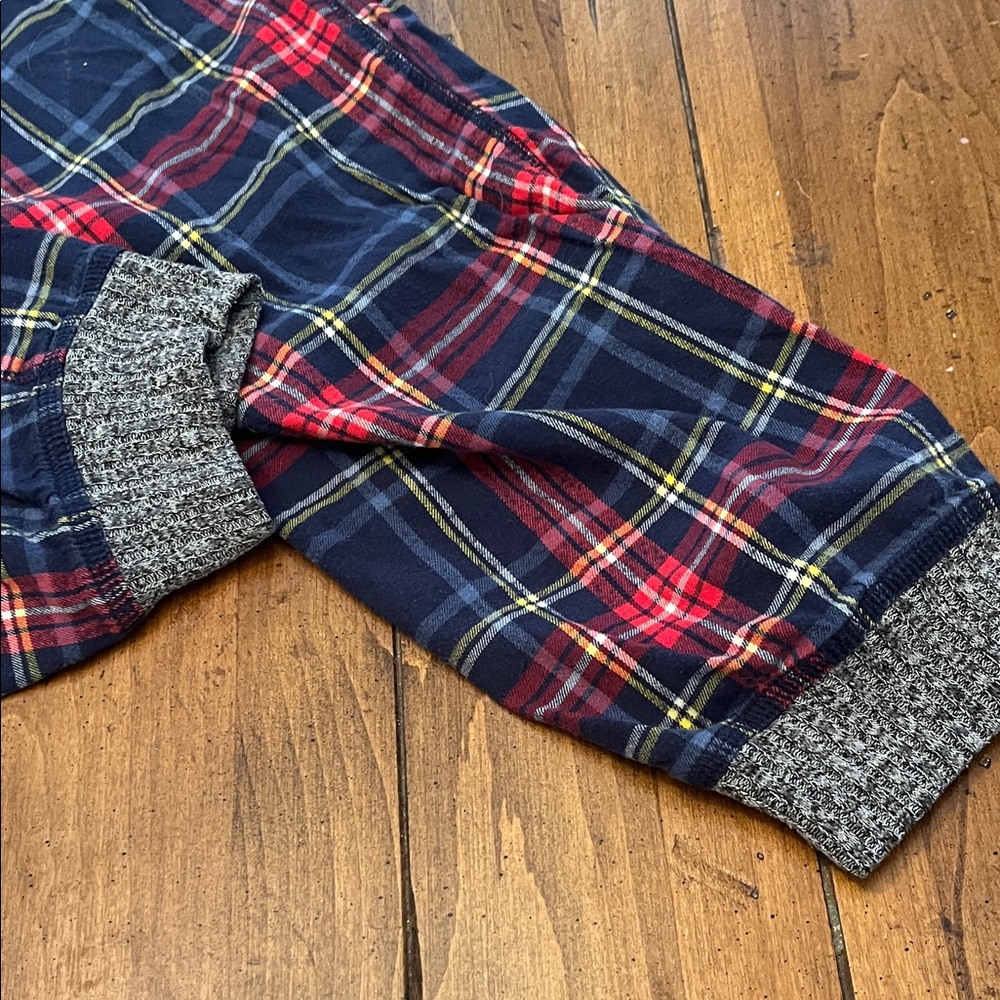Aerie Plaid Lounge Pants in Red, Blue, and Yellow - Picture 7 of 7